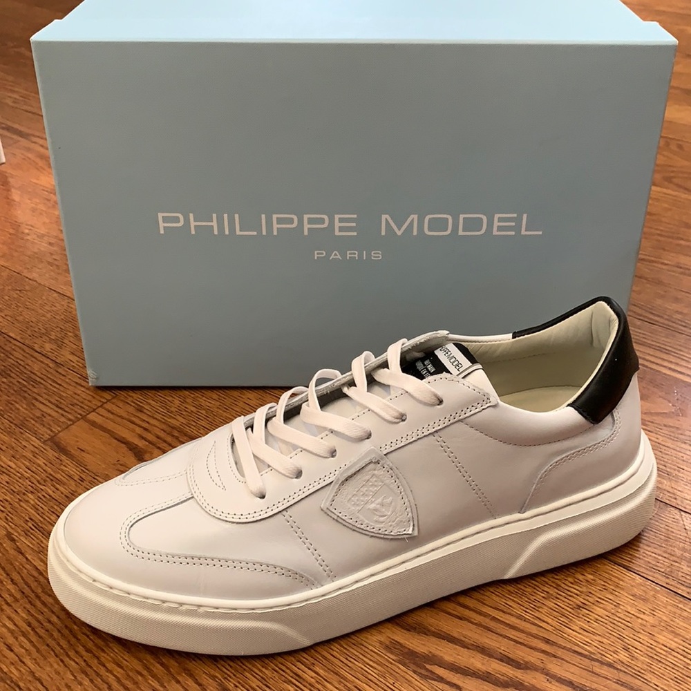 Philippe Model Temple Contrast Heel Tab Sneaker